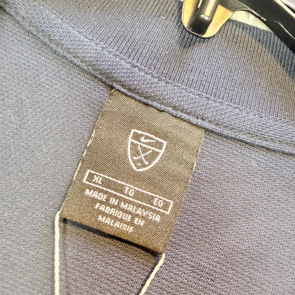 NIKE Vintage Golf Shirt Mens Size XL Blue Collared Polo Athletic Cotton Heavywei - Picture 3 of 7